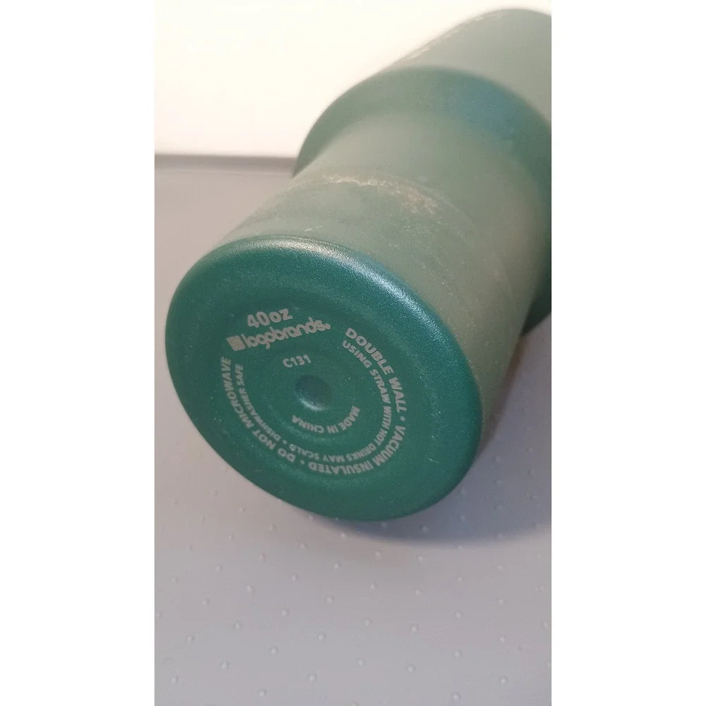 Logo Brands Baylor Tumbler Unisex 40oz Green Good Insulated Handle Cup C131